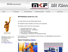 Tablet Screenshot of mkf-guestrow.de